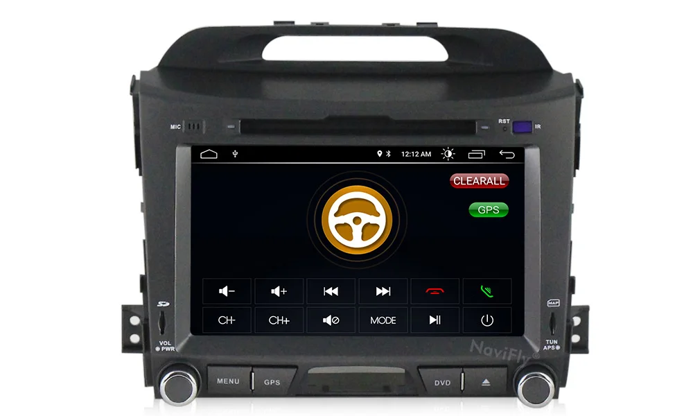 Perfect Free shipping! 2din Android 8.1 Car dvd radio Player multimedia for KIA sportage 2011 2012 2013 2014 2015 GPS Navigation WIFI BT 14