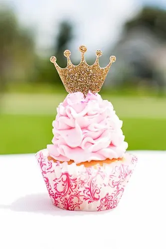 Details about   Princess Birthday Crown Cupcake toppers. 