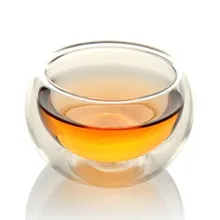 1 шт., прозрачные стеклянные чашки ручной работы с двойными стенками, термостойкие стеклянные чайные чашки и кружки, кофейные чашки для путешествий, стеклянная посуда