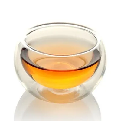 

1 Pcs Clear Handmade Double Wall Glass Cups Heat Resistant Glass Tea Cups and Mugs Coffee Travel Cups Glassware