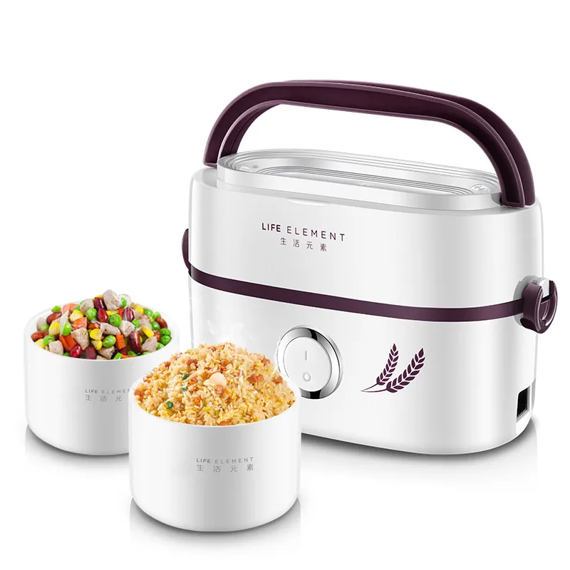

Electric Lunch Box Lunch Box Ceramic Liner Insulation Pluggable Heating Cooking Preservation
