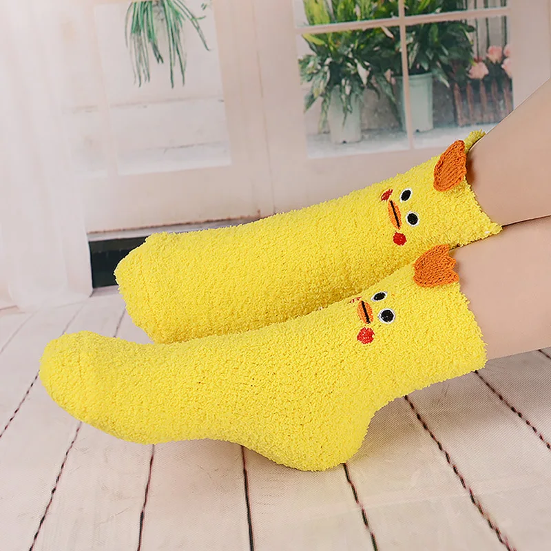 Подарочная коробка зимние милые носки meias мультфильм 3D Животные лося узоры в виде