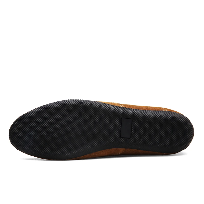 mens suede leather loafers shoes luxury brand italian male footwear shoes adult elegant slip on pointed toe oxford shoes for men (8)