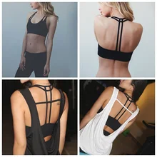 Женский спортивный дышащий бюстгальтер, бюстгальтеры для йоги, без косточек, для фитнеса, бега, спортзала, топ, быстросохнущий, без спинки, удобное нижнее белье