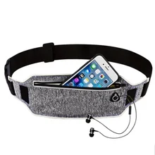 100 шт. водостойкая Спортивная поясная сумка для бега Универсальный 6,1 дюймов или ниже мобильный телефон карманный чехол поясная лента DHL