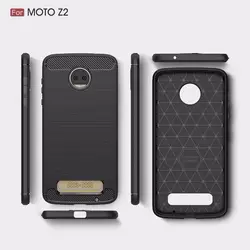 Для Motorola Moto Z2 случаях из углеродного волокна силиконовый чехол для телефона для Motorola Moto Z 2 пакета(ов) крышка XT1710-01 XT1710-07