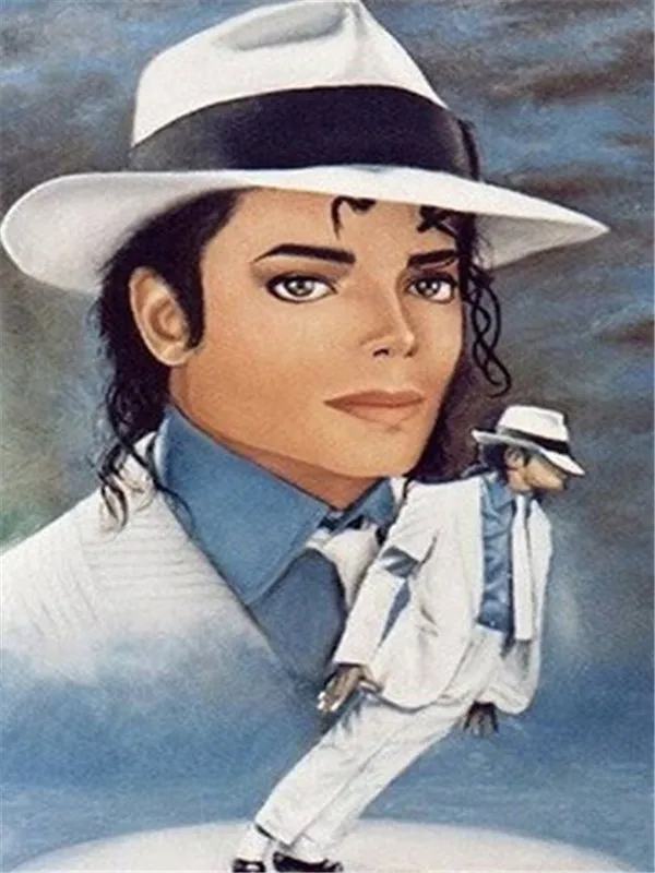 LZAIQIZG Мэрилин Монро Элвиса 5D DIY алмазная живопись Майкл Джексон полная дрель квадратная Алмазная вышивка картина Стразы - Цвет: 10