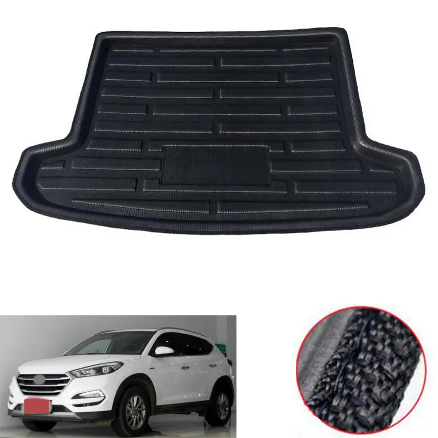 Hot Sale 1pcs Leather Car Boot Liner Rear Trunk Pretect Mat Trunk Tray Trunk Cargo Liner Mat Cargo Tray Floor Mat Custom Fit for Cadillac SRX 2013 2014 2015 2016 2017 2018 2019