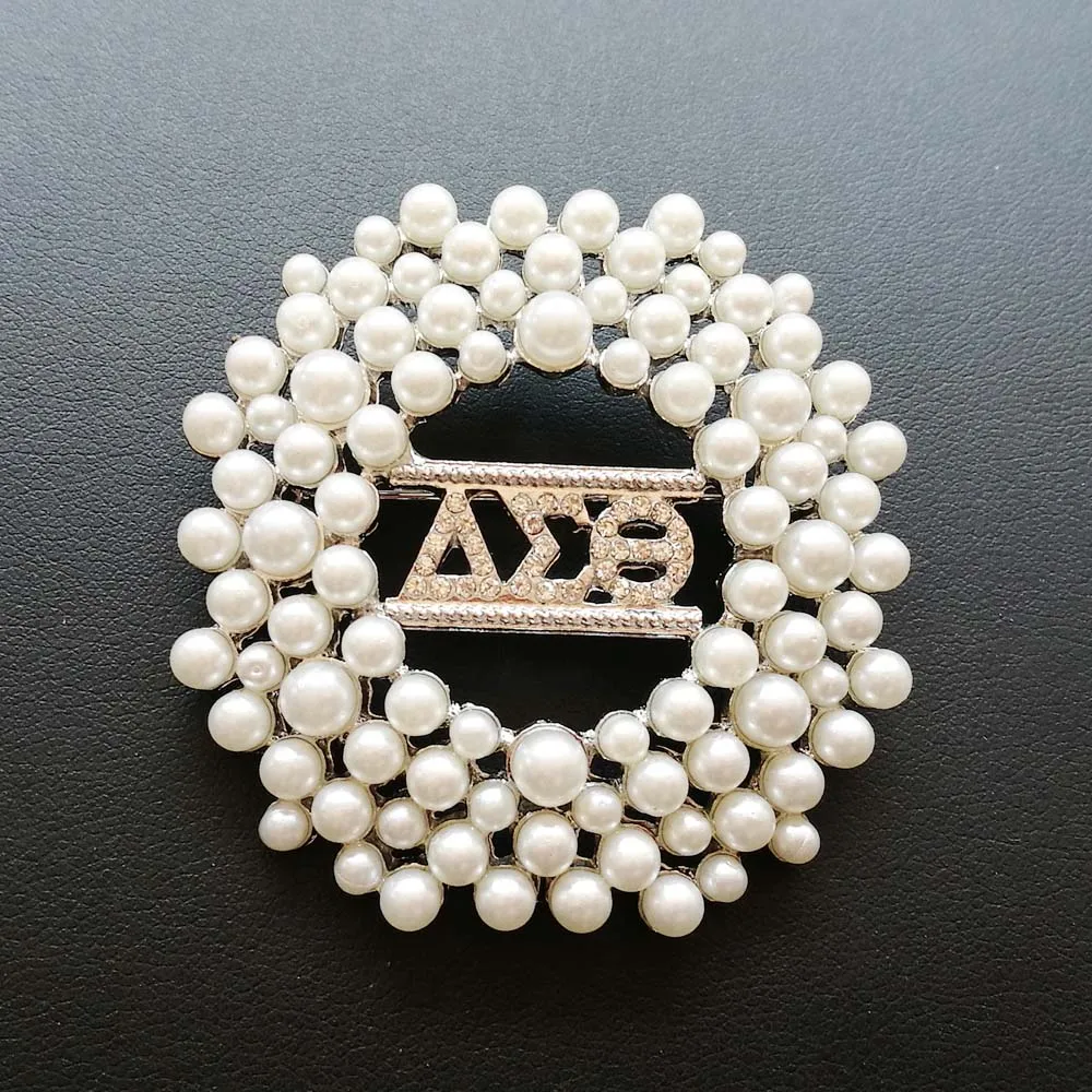 Delta Sigma Theta жемчужная булавка AEO DST нагрудный знак брошь ювелирные изделия