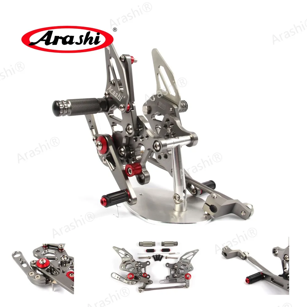 

Arashi For APRILIA RSV4 R / FACTORY 2009 - 2012 CNC Adjustable Footrests Foot Pegs Rider Rearset RSV 4R 2010 2011 09 10 11 12