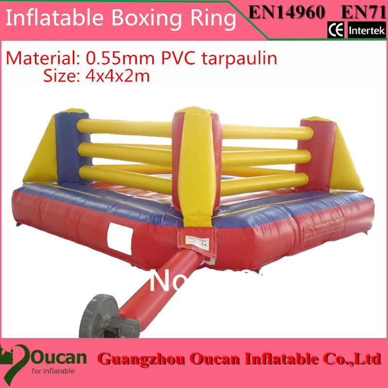 

6x6meters popular inflatable boxing ring, inflatable bouncer for boxing
