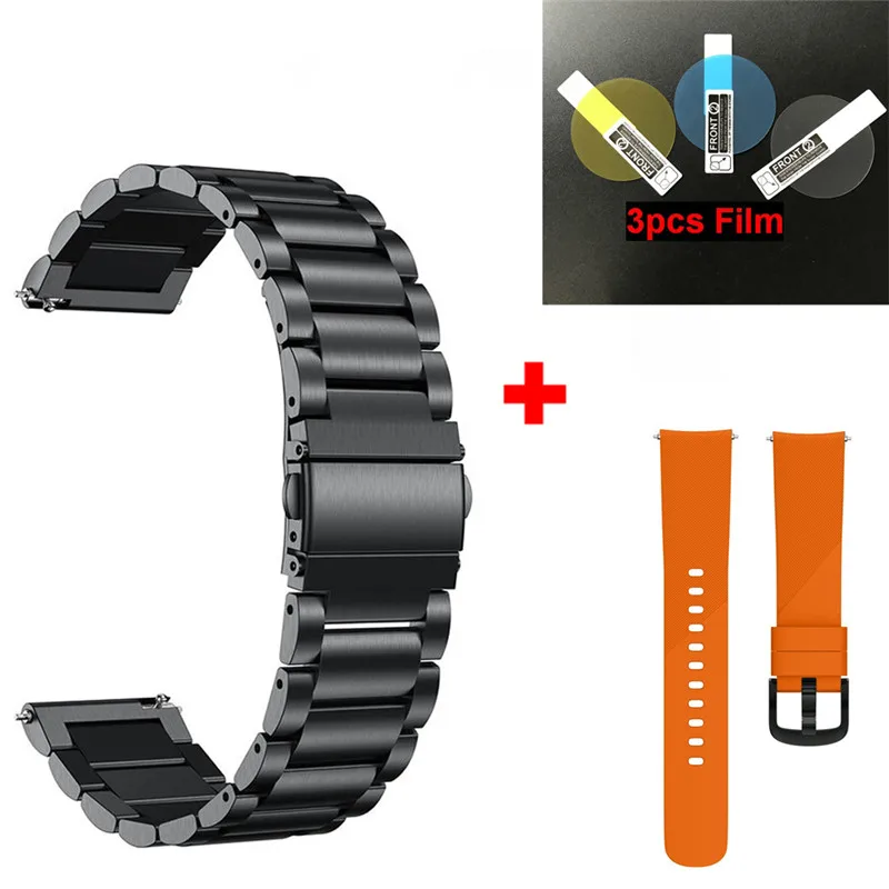 Color6 3 в 1 браслет ремешок для Garmin vivoactive 3 vivoactive3/HR/музыкальный ремешок с пленкой для Garmin vivoactive 3 браслет - Цвет: Color6