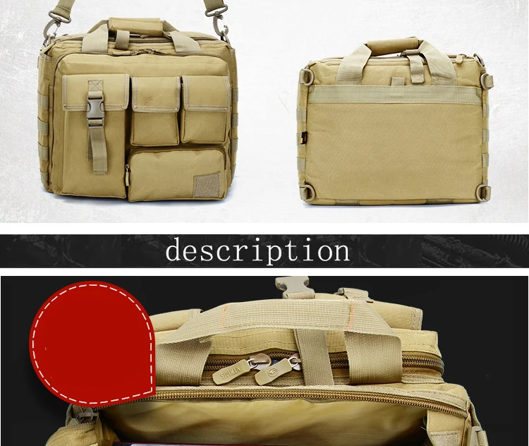 14 Inch Laptop Molle Messenger Bag - Woosir