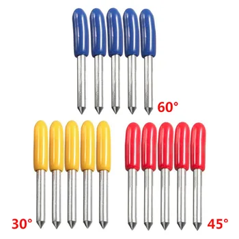

Hot!High Quality 15pcs/Set 30/45/60 Degree For Roland Cutting Plotter Vinyl Cutter Blade+Holder