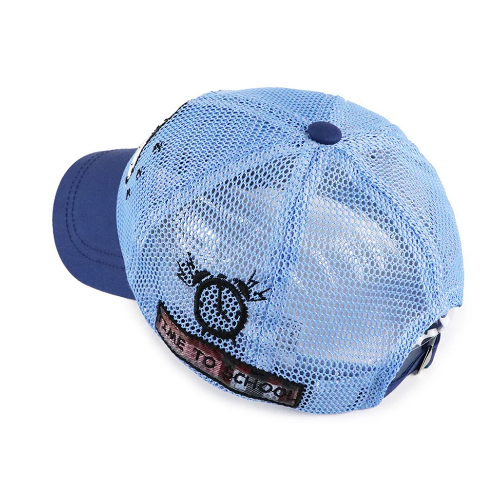 TOHUIYAN Lovely Cartoon Baseball Cap For Children Summer Breathable Mesh Trucker Caps Kids Boys Girls Fashion Hip Hop Hats