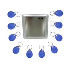 10 ключ-карта + Водонепроницаемый RFID считыватель контроллер доступа для входной двери