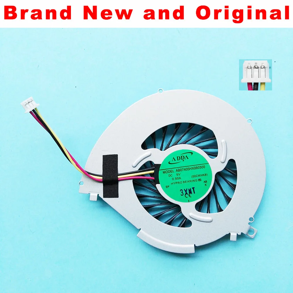 

New Original cpu fan for SONY SVF142A23T 142A24T 142A25T 142A2 laptop cpu cooling fan cooler AB07405HX080300 00CWHK8 fan