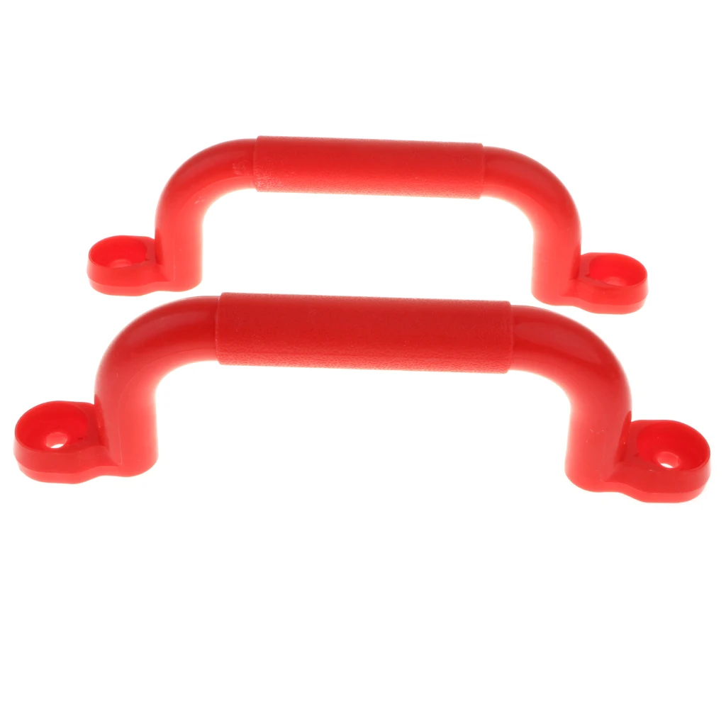 2 Pieces Kids Children Outdoor Playground Safety Nonslip Handle Mounting Hardware Kits Climbing Frame Swing Toy Accessories 