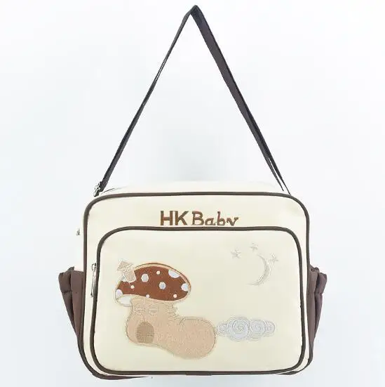 Maternity Bag snails style Diaper Nappy Bags Nursing handbag For Mummy travel Large Capacity baby boy diaper bags - Цвет: T6318-Beige