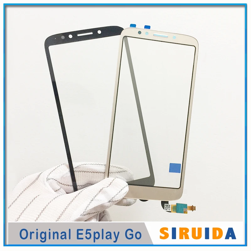 

Original E5 Play AG For Android Go System/ LCD Touch Screen Digitizer Front Glass Panel Lens For Motorola Moto E5play Go Replace
