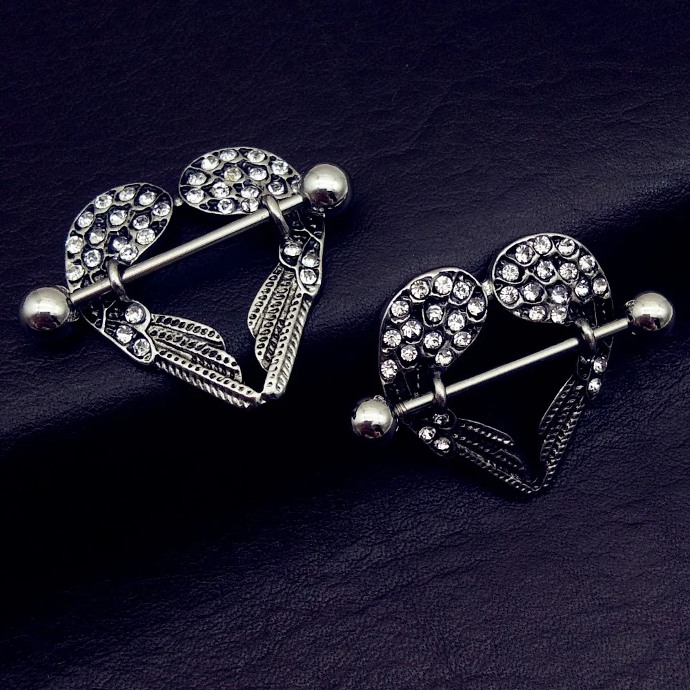 Ниппельные кольца ювелирные изделия из нержавеющей стали 2 шт.|nipple rings jewelry|body piercing