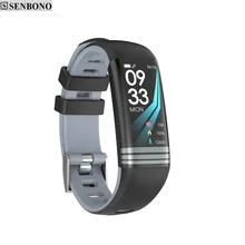 Умные часы SENBONO G26 Фитнес браслет Цвет Экран Водонепроницаемый сердечного ритма умные часы с определением группы крови, измеряет давление кислорода трекер Браслет PK mi Band 3