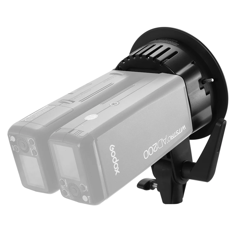 Godox AD-B2 Bowens для AD200 Портативный синхроконтакта разъем для внешней вспышки типа 400 Вт Выходная мощность двойной головы лампы дневного света кронштейн