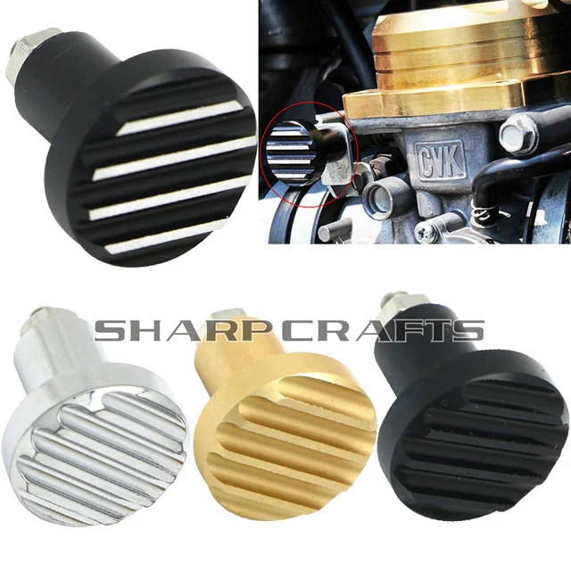 For Triumph Motorcycle Cnc Aluminum Fluted Carburetor Choke Knob