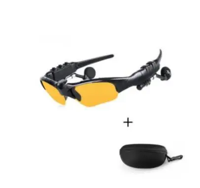 Смарт стерео Bluetooth солнцезащитные очки мужские 3D поляризованные очки Bluetooth Многофункциональные Стерео автомобильные наружные свободные руки голосовые очки - Цвет: Цвет: желтый
