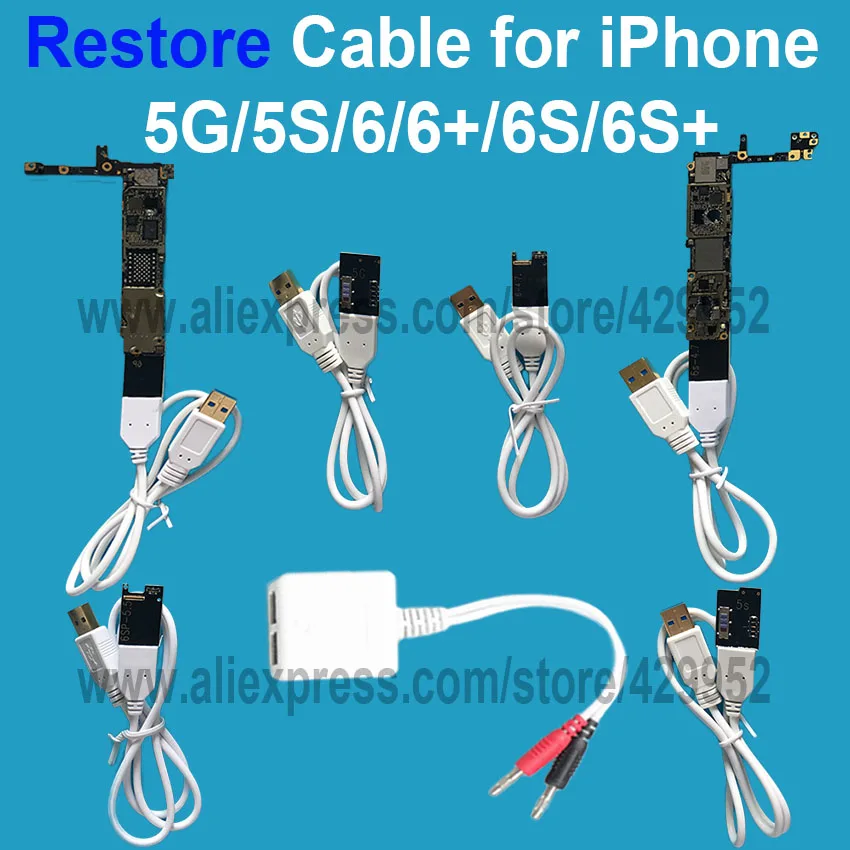 

Repair Power Charger Wire Cable For iPhone 5G 5C 5S 6 6Plus 6S Plus Restore Battery Active Motherboard Testing Repairing Tool