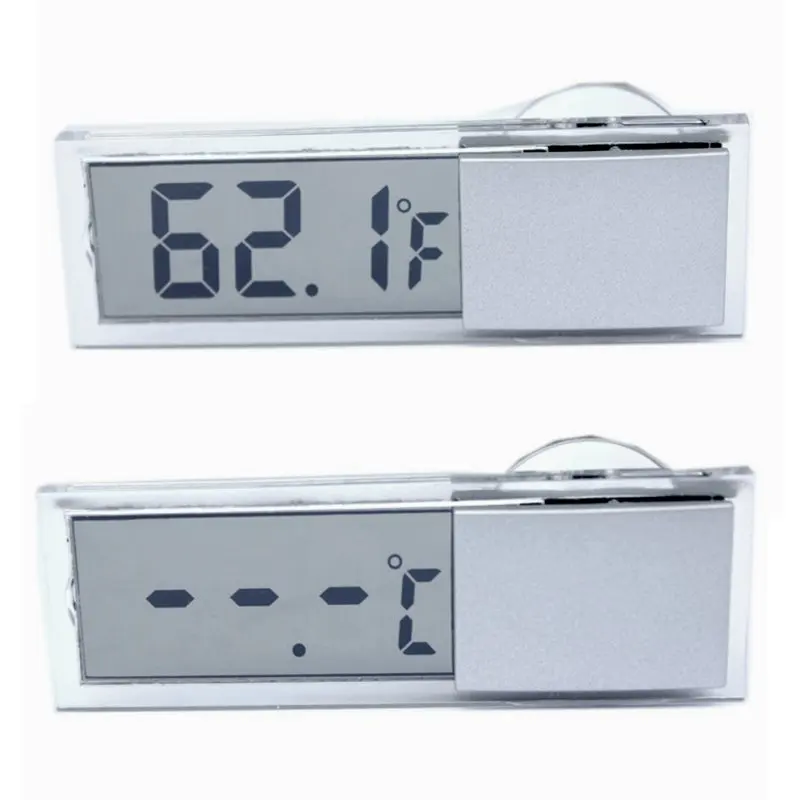 

New LCD Digital Meter Thermometer Practical Car Windshield Rear View Mirror Digital Meter Thermometer