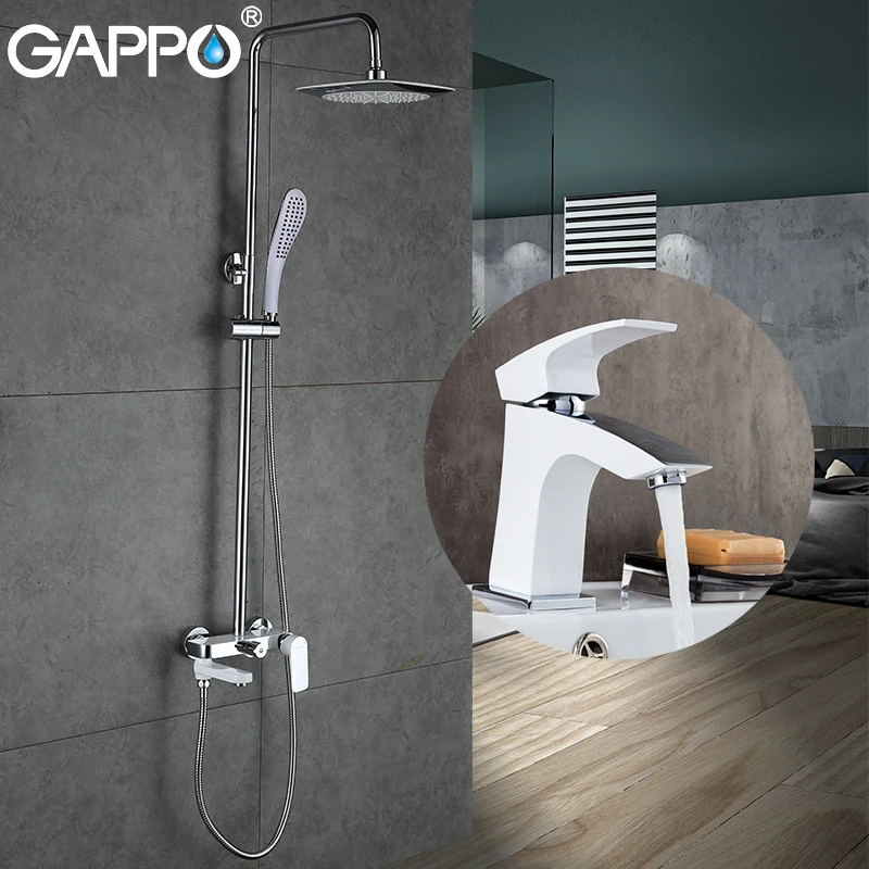 

GAPPO Basin Faucet basin sink water taps chrome basin mixer tap waterfall faucet crane bathroom water tap mixer shower faucets