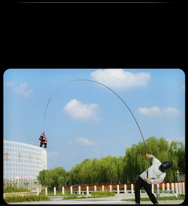 Vara de Pesca Vara de Mão Competição de Pesca Equipamento de Pesca Taiwan Carbono Ultra-leve Olta h 8 7 6 Ultra-duro Pólo 19-tonalty Pesca 5 9 High Quality Esporte e Lazer