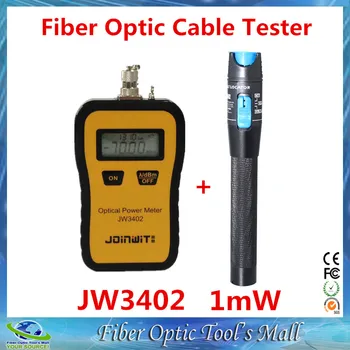 

JoinWit JW3402 Fiber Optic Power Meter and Optical Laser Pen 1mW 5KM Visual Fault Locator