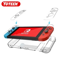 Clear Back Bag Protective Cover Case for Nintendo Switch NS NX Cases Cover for Nintend Switch Ultra Thin PC Transparent Bag