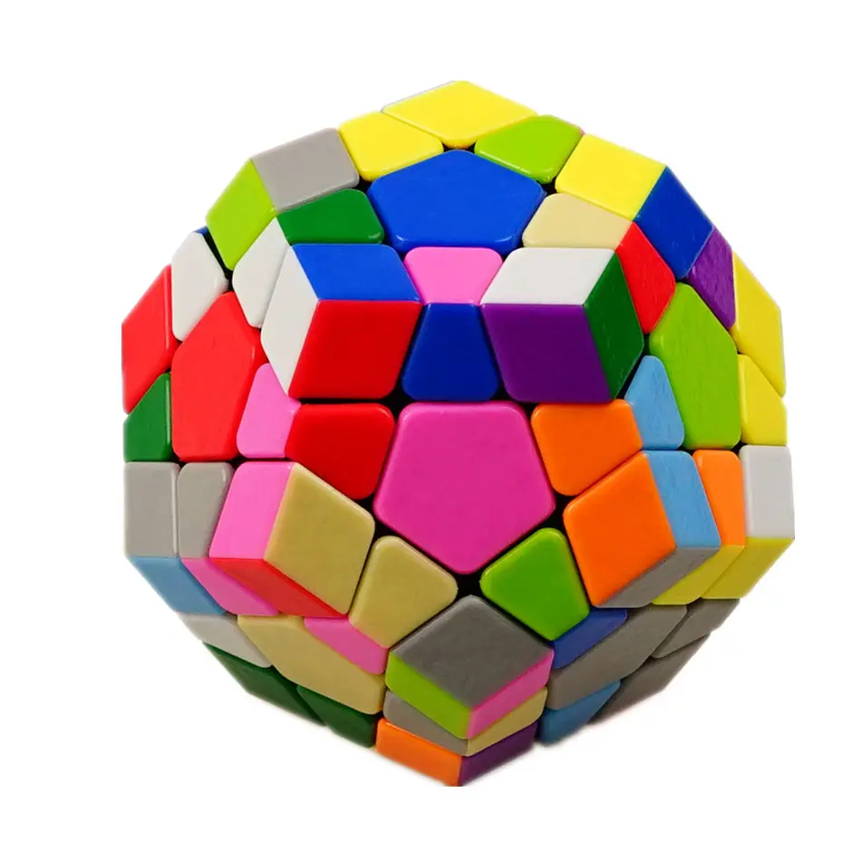 Shengshou 3x3 кубик рубика Megaminx кубик без наклеек 3x3x3 Gem волшебный куб 3 слоя скоростной куб профессиональные головоломки игрушки для детей подарок для детей