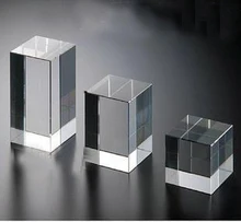 Factory customized acrylic block for display jewelry necklace rings stand holder rack plexiglass crafts
