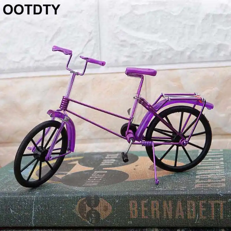 

1 Piece Metal Bike Bicycle Toy Mini Functional Finger Toys Creative Game Workmanship Gift Collections Random color