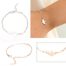 Tiny Peace Dove Bracelet Soar Flying Birds Bracelet Little Cute Swallow Bird Bracelets