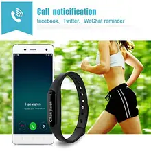 Bluetooth Wristband with OLED Display and Heart Rate Monitor,Smart Watch Bracelet Fitness Wearable Activity Tracker