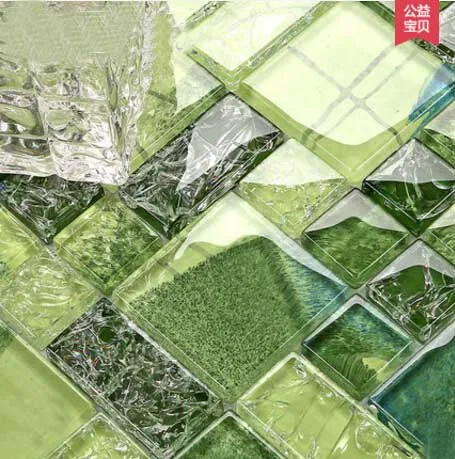 Online kaufen groÃhandel grün glas mosaik fliesen aus china ...