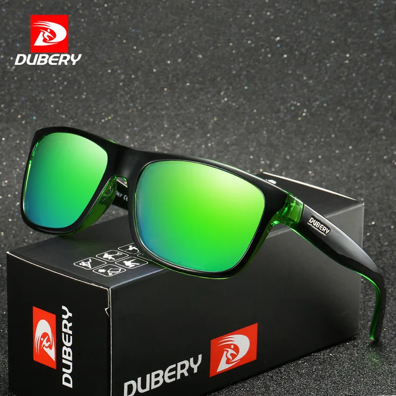 

DUBERY Sunglasses Men's 2019 Retro Male Goggle Colorful Sun Glasses For Men Fashion Brand pilot Mirror Shades Oversized Oculos