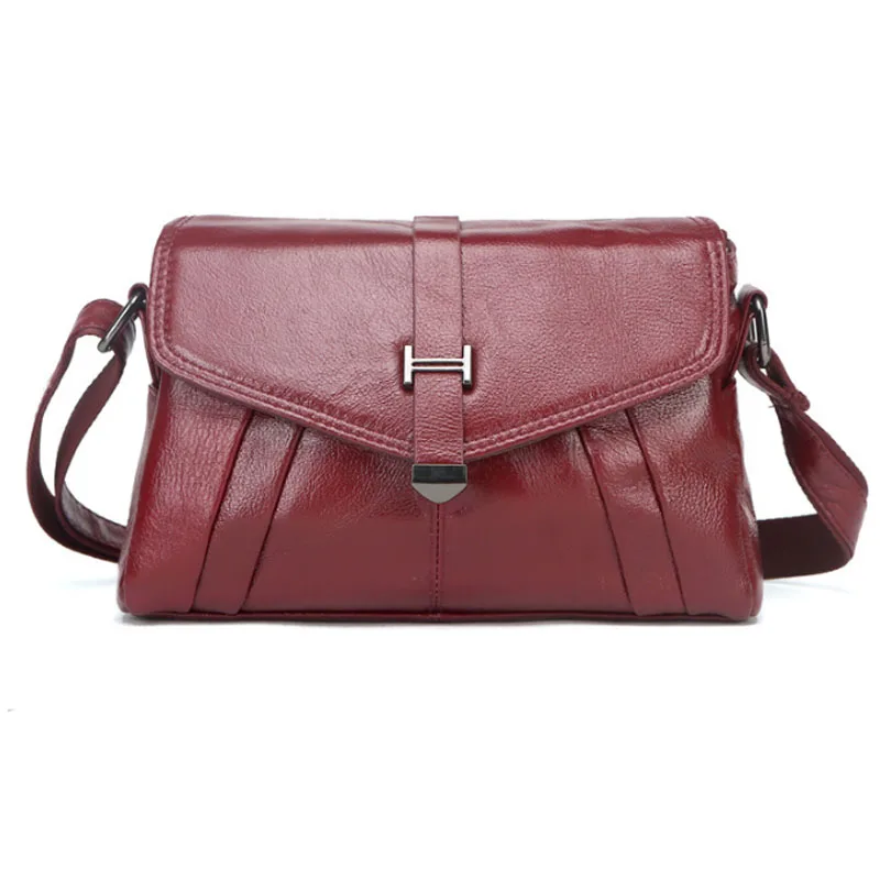 

Women Genuine Leather Fashion Shoulder Bag Famous Brand Designer Small Messenger Crossbody Bags Luxury Tote Handbag For Ladies