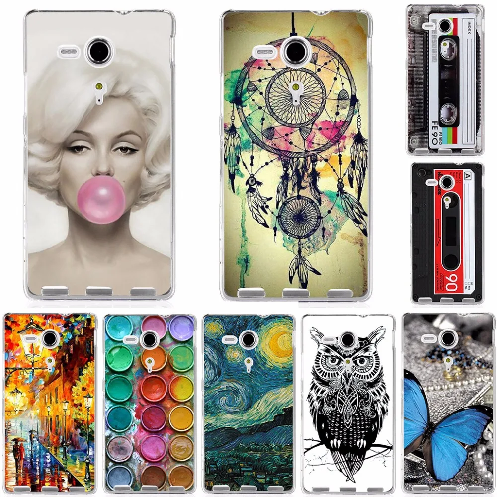 

Soft Silicone TPU Cover Cases For Sony Xperia SP M35 M35h C5302 C5303 Fashion Cool Soft Back Cover For Sony Xperia SP Phone Case