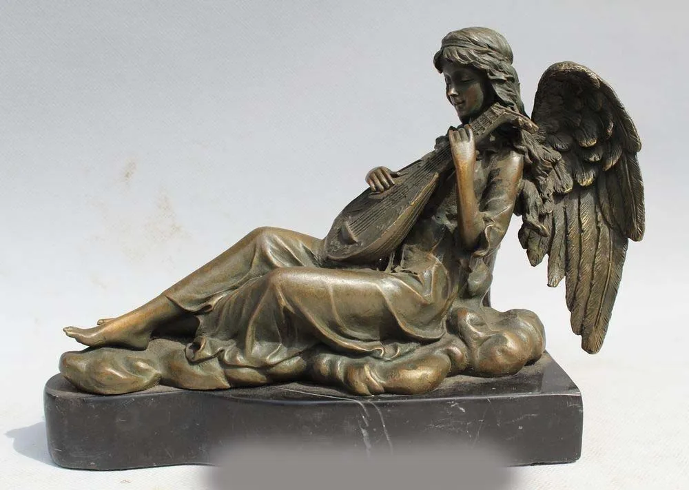 Женская Бронзовая мраморная статуя 7 дюймов|statue woman|statue angelstatue marble |