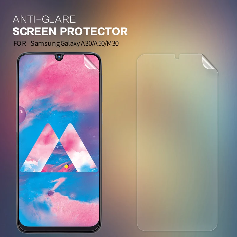 Nillkin матовая прозрачная передняя пленка для samsung Galaxy A30 A50 Защитная M30 тонкая