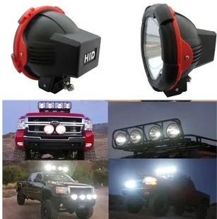 1 шт. 55 Вт/35 Вт противотумансветильник фара для внедорожника HID ксенон 4x4 7 дюймов 4