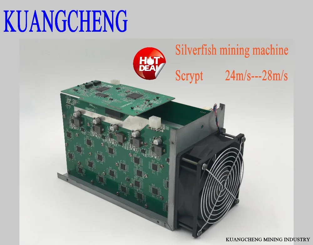 Серебрянки 25 м/с Майнер Litecoin Scrypt 420 Вт лучше, чем ASIC шахтер Zeus Antminer L3 + В наличии