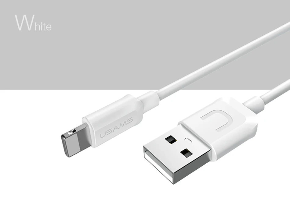 USAMS iOS 11 10 9 USB кабель для передачи данных для iPhone 2A кабель для быстрой зарядки USB для Зарядное устройство кабель для передачи данных для iPhone X 8 7 6 5 iPad Дата кабель синхронизации 10 шт./упак