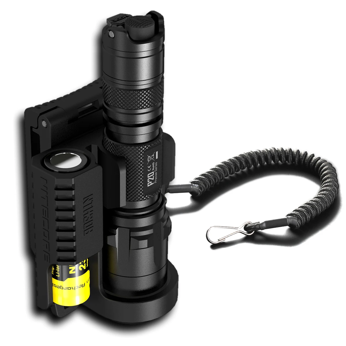 NITECORE P20 P20UV тактический светодиодный фонарь Водонепроницаемый для кемпинга и охоты портативный с NTL10+ NTH30B+ 2300mah батарея посылка - Испускаемый цвет: P20 BOXSET